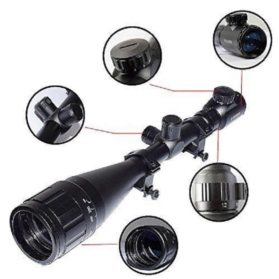 8-32x50 Çift Işıklı Zoomlu Riflese Dürbün - Görsel 3
