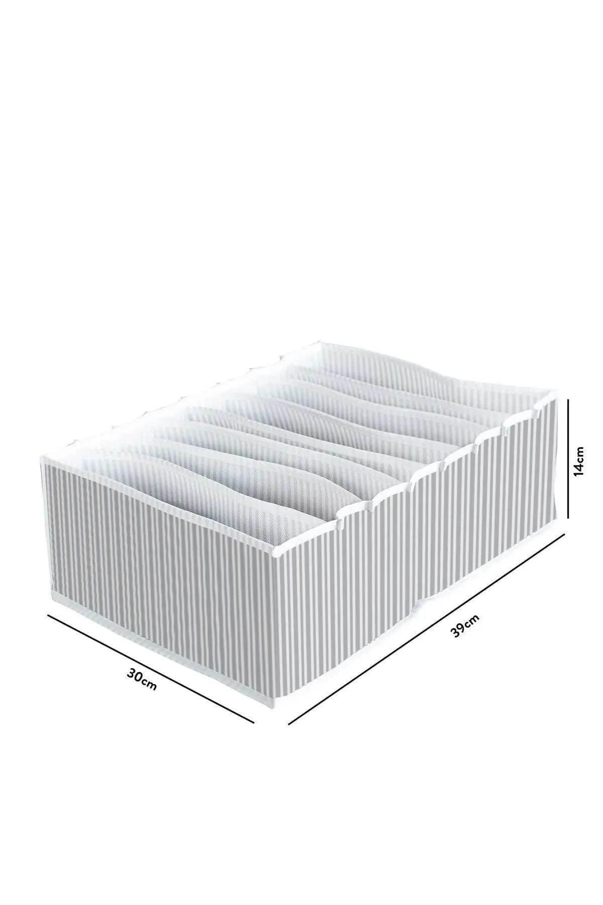 8 Bölmeli XL Pratik Bölmeli Çekmece Düzenleyici Organizer(İç Çamaşırı Krat Çorap Düzenleyici) - Görsel 3