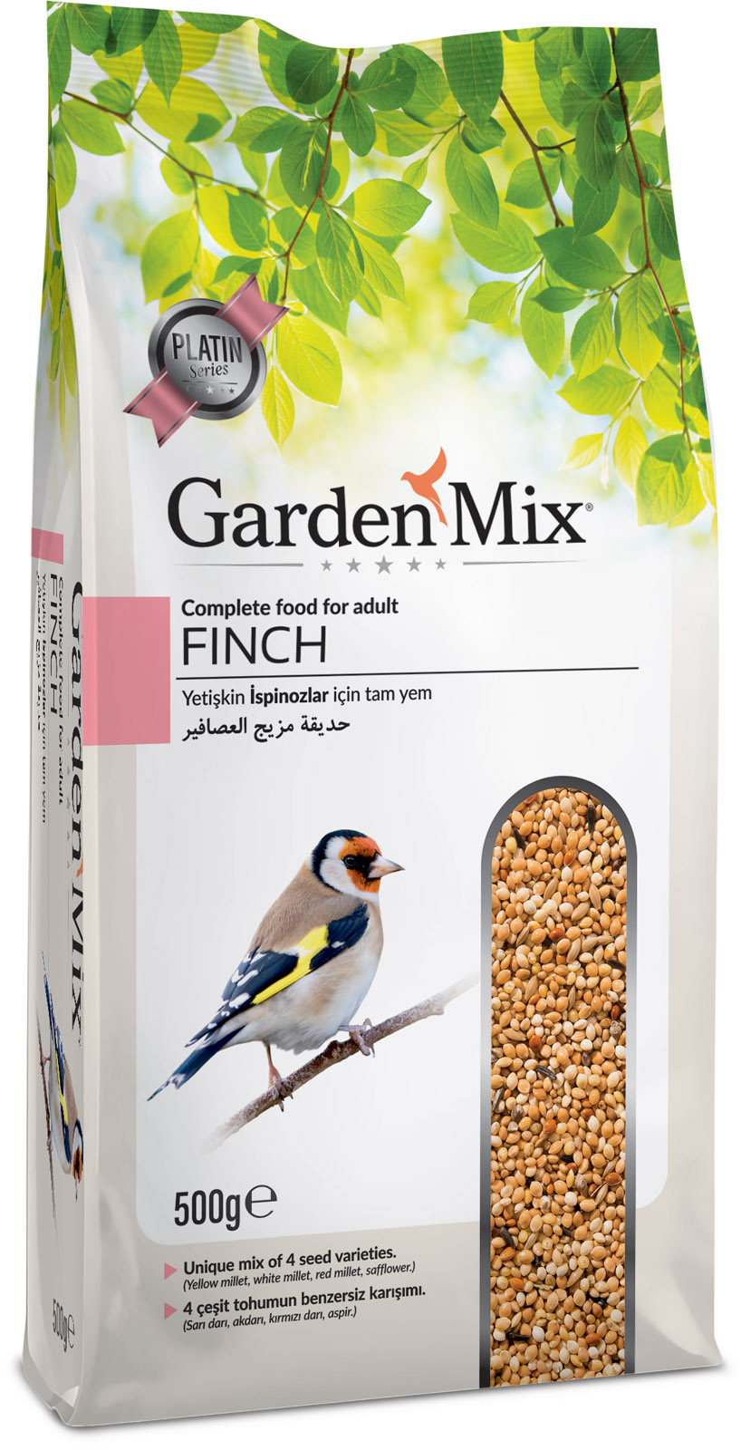 Platin Hint Bülbülü Finch Yemi 500 gr