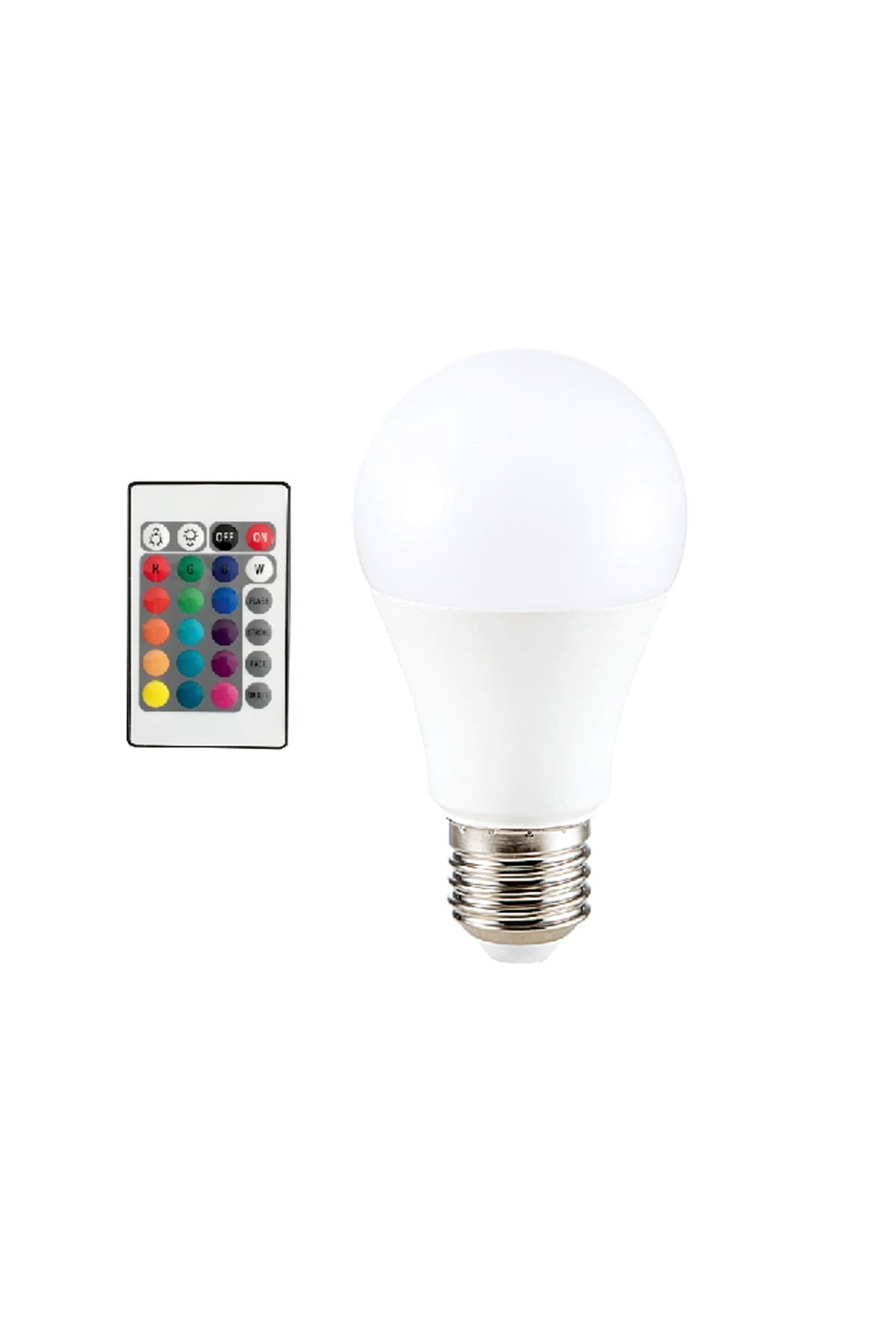 9W E27 RGB ve Beyaz Işık Kumalı Ampul - Görsel 2