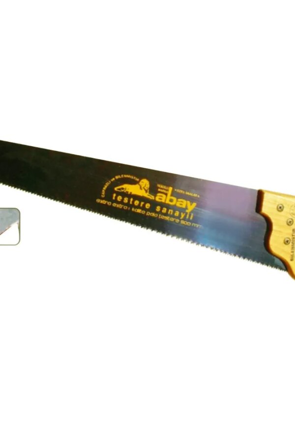 Abay Alçıpan Mi Çelik  Testere 50 cm - Ahşap Sap