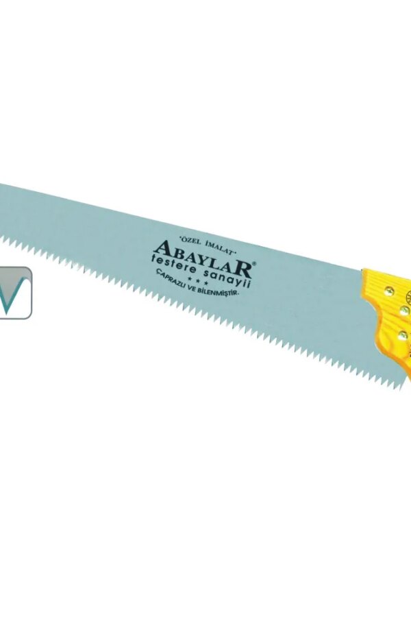 Abaylar Beyaz Çelik  Testere 50 cm - Ahşap Sap