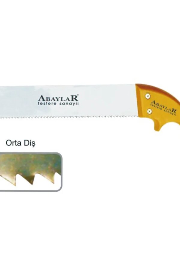 Abaylar Orta Diş El Testere 14 No - Ahşap Sap