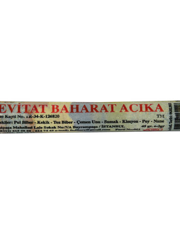 Acıka Kahvaltılık  Poy Baharat Karışımı 40-45 Gr Paket