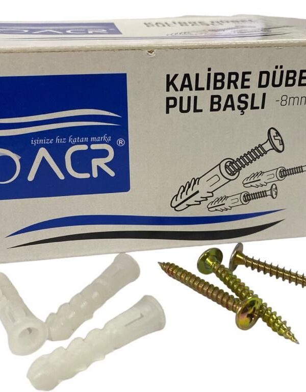 ACR 8 mm Ka Dubel 100 Adet