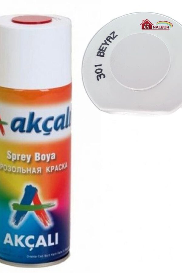 Sprey Boya 400 ml 301 Parlak Beyaz