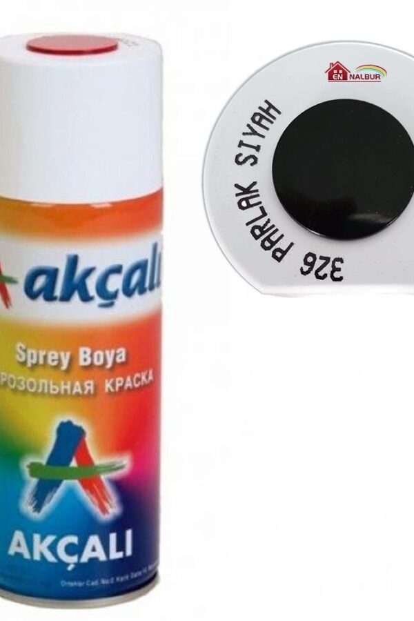 Sprey Boya 400 ml 326 Parlak Siyah