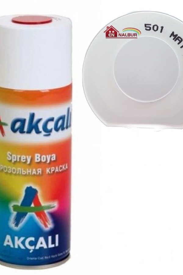 Sprey Boya 400 ml 501 Mat Beyaz