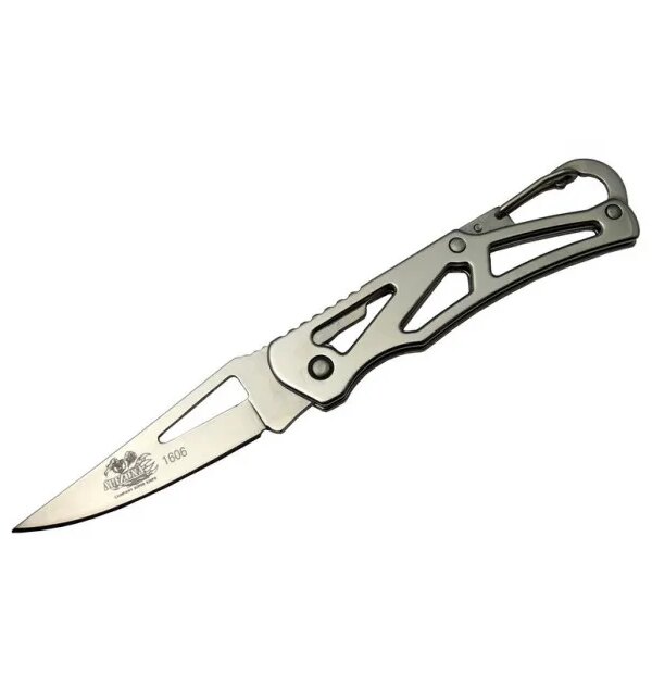 Alaska 1606 Metal Mini Çakı 14 cm Manuel, Kemerlikli