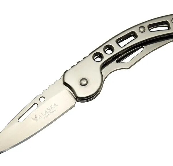 Alaska SDR 10 Gri Kamp Çakı 15cm - Manuel, Kemerlikli