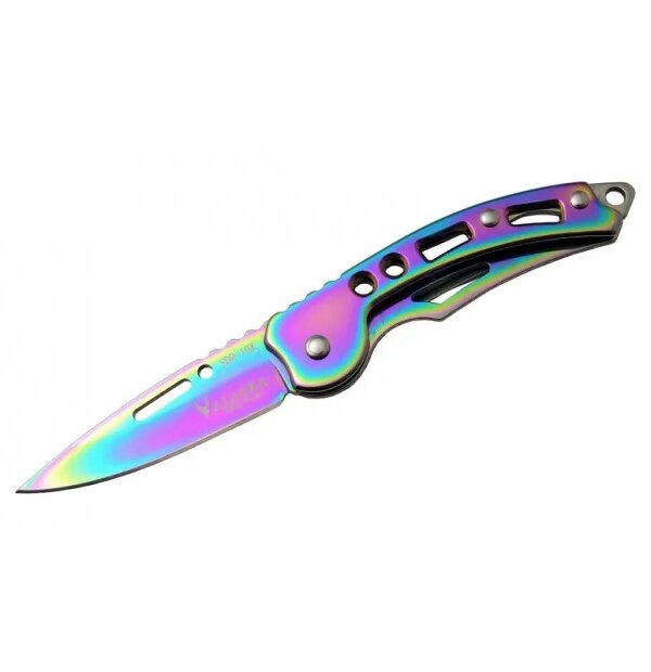 Alaska SDR-10X Gökkuşağı Çakı 15,5 cm Manuel, Kemerlikli