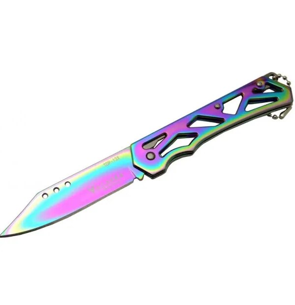 Alaska SDR-13X Gökkuşağı Çakı 17 cm Manuel, Kemerlikli