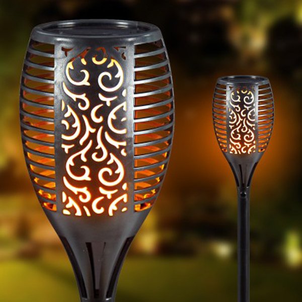 Alev Efektli Solar  Lambası (51 cm)