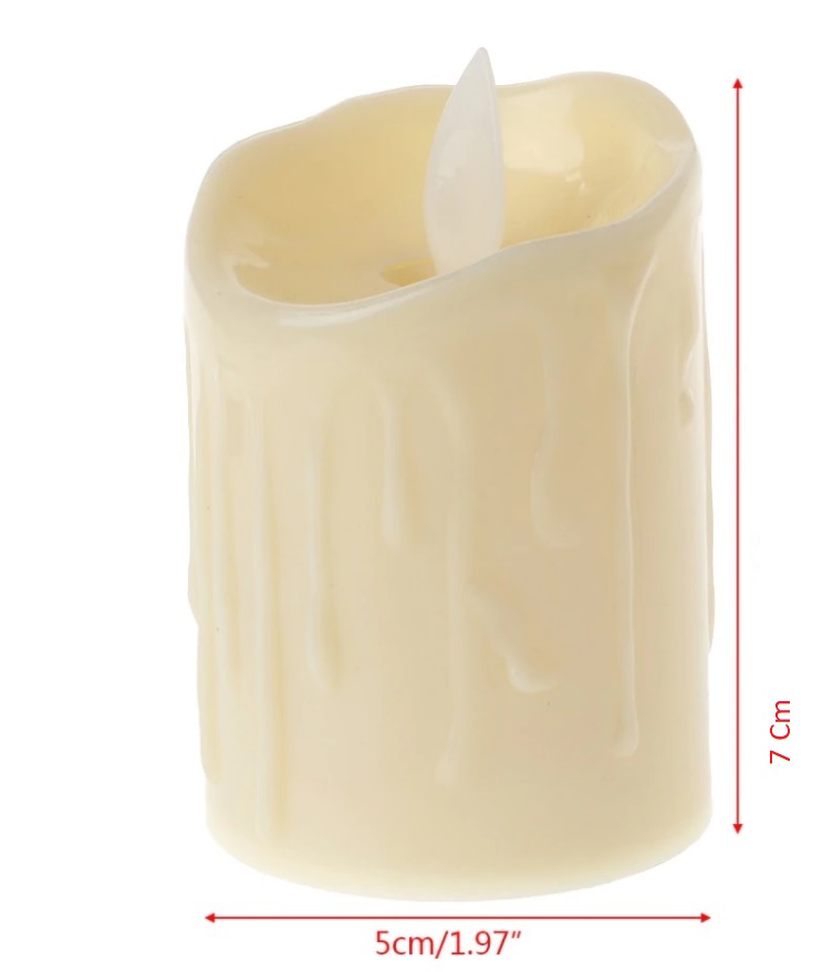 Alevli Led Hareketli Alev Görünümlü Dekoratif - 7Cm - Görsel 2