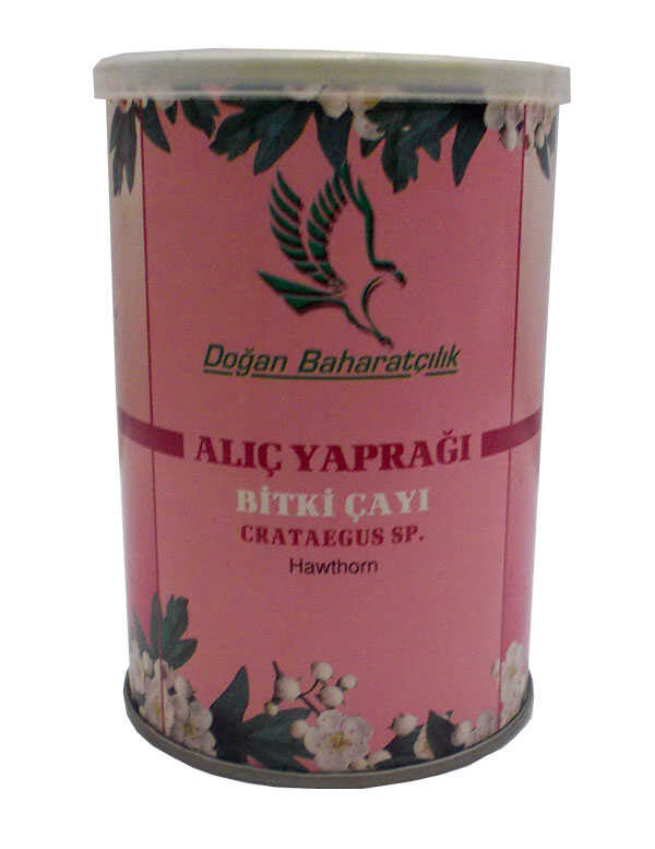 Alıç Yaprağı Doğal Teneke Kutu 100 Gr