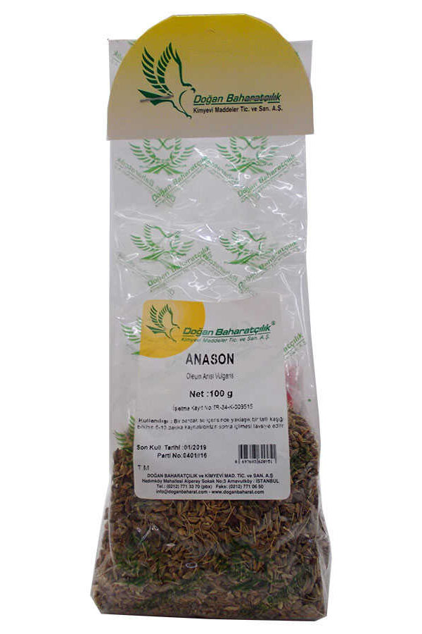 Anason u Doğal Tane 100 Gr Paket
