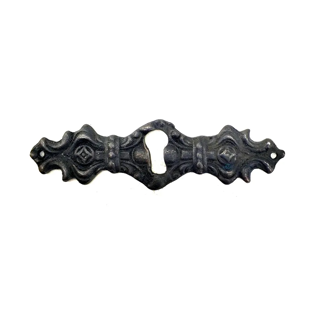 Antika Tarz Dekoratif Pirinç Ağızlığı - 28x104mm, Oksit