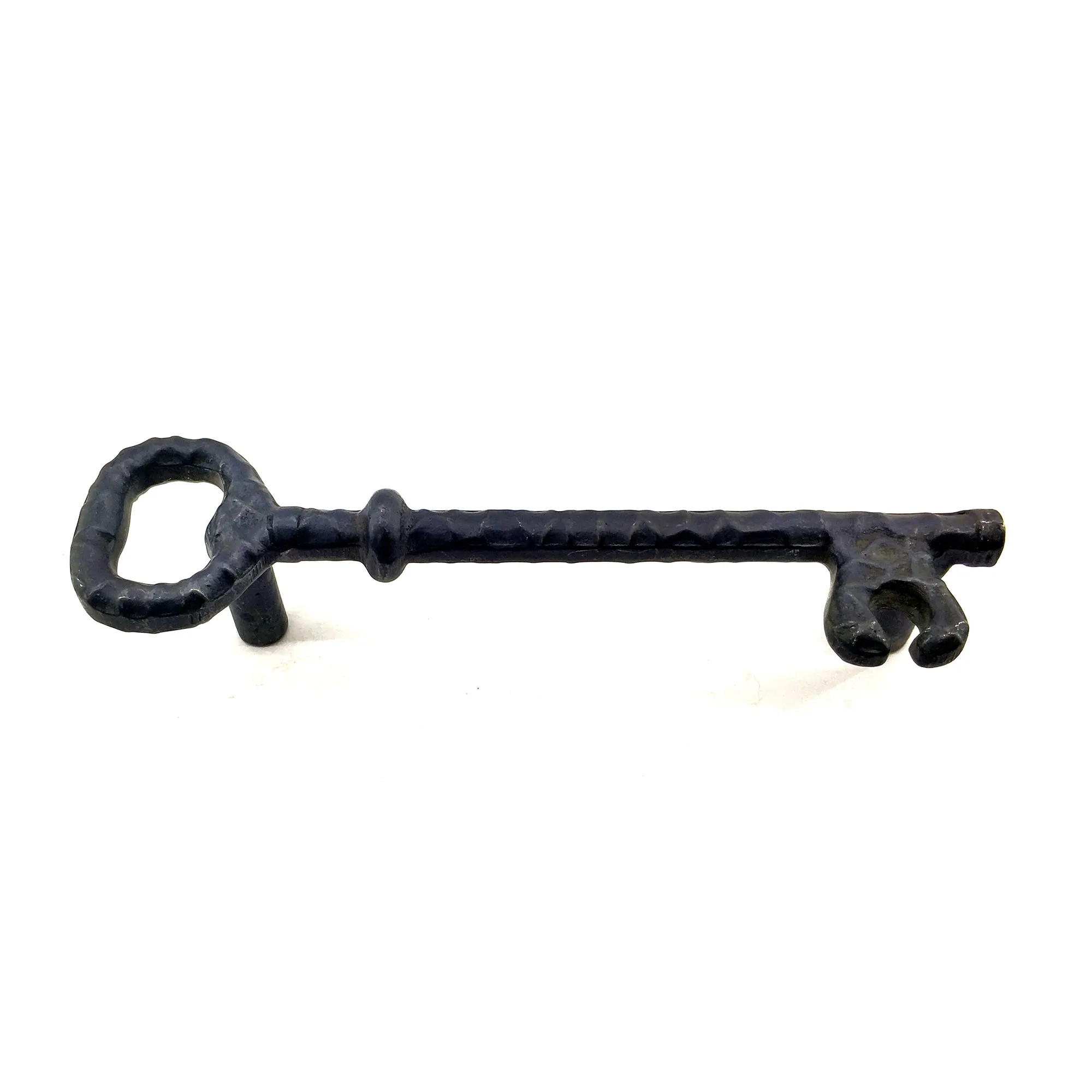 Antika Tarz Dekoratif Pirinç Şeklinde Kapı Çekme Kolu, Mobilya, Sık, Kutu Kulbu - 128mm, Oksit
