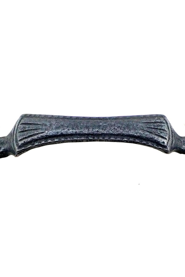Antika Tarz Dekoratif Pirinç  Mobilya Kulbu - 27x115 mm, Oksit