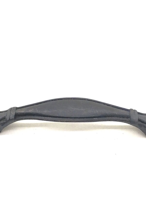 Antika Tarz Dekoratif Pirinç Deste Mobilya Kulbu - 25x120 mm, Oksit