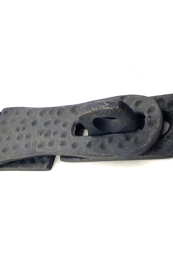 Antika Tarz Dekoratif Pirinç Sık Askısı - 70x27 mm, Oksit