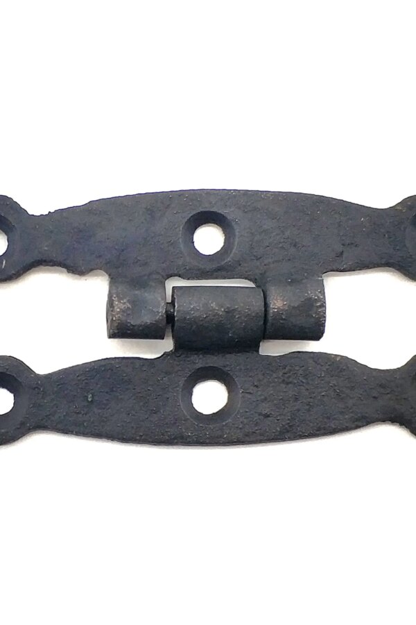 Antika Tarz Dekoratif Pirinç Dar Menteşe - 75x39 mm, Oksit