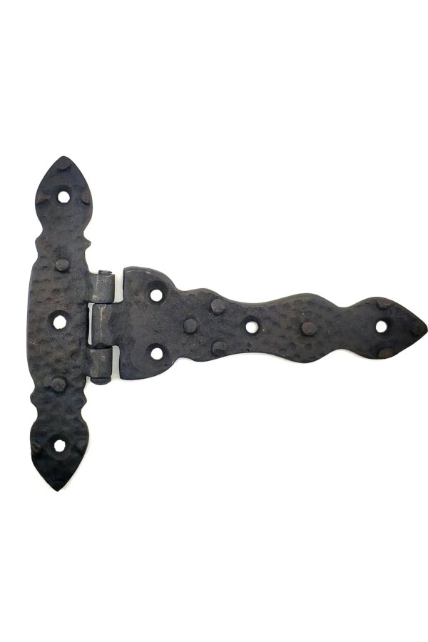 Antika Tarz Dekoratif Pirinç Kuyruklu Düğmeli Menteşe No2 - 138x167 mm, Oksit