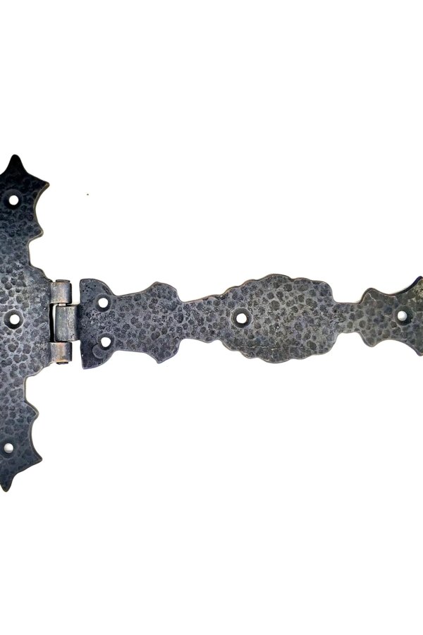 Antika Tarz Dekoratif Pirinç Kuyruklu Zambak Menteşe - 175x248 mm, Oksit