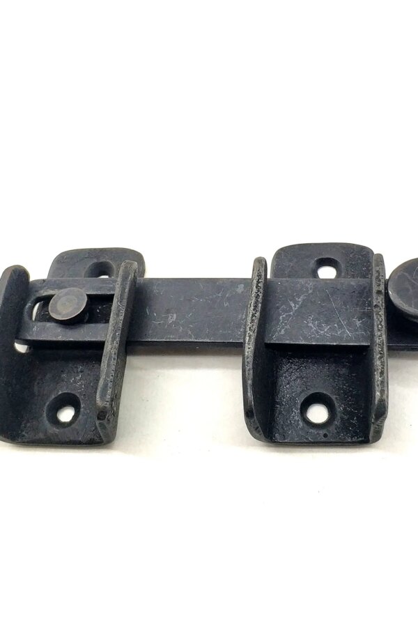 Antika Tarz Dekoratif Pirinç Kapı Malı - 57x115 mm, Oksit