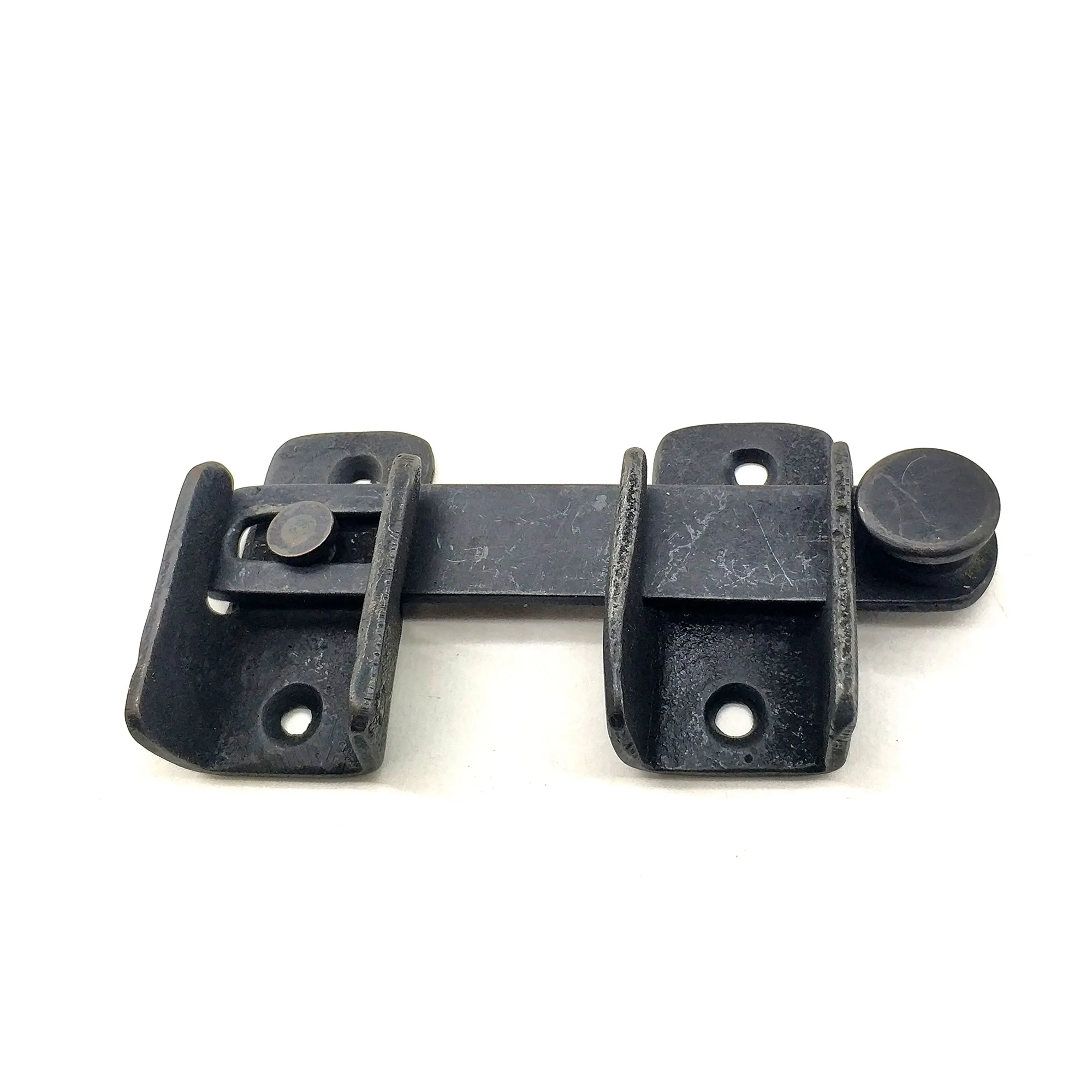 Antika Tarz Dekoratif Pirinç Kapı Malı - 57x115 mm, Oksit