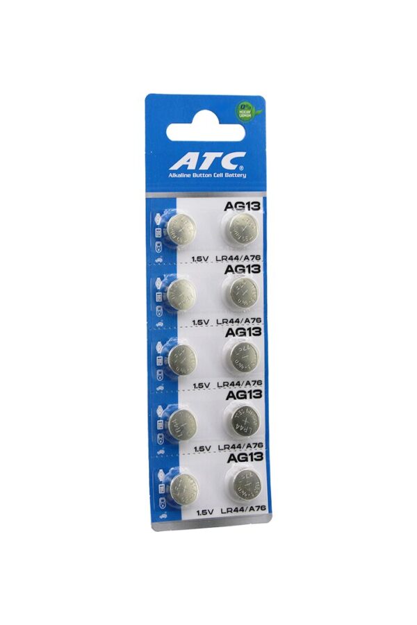 ATC LİNE BUTTON BATTERY ( AG13 ) ( LR-44/A76 ) ( DÜĞME PİL ) ( LİN ) ( 1.5V ) ( 10LU KART )*400