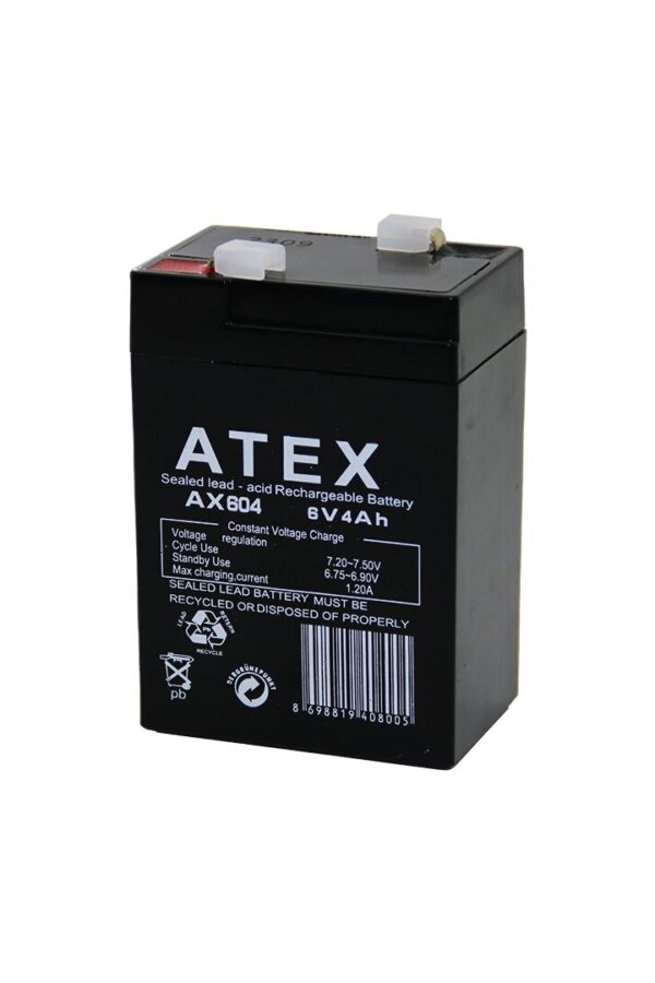 AKÜ KALIN KURU AKÜ 6V-4AH AMPER 70x48x101Mm