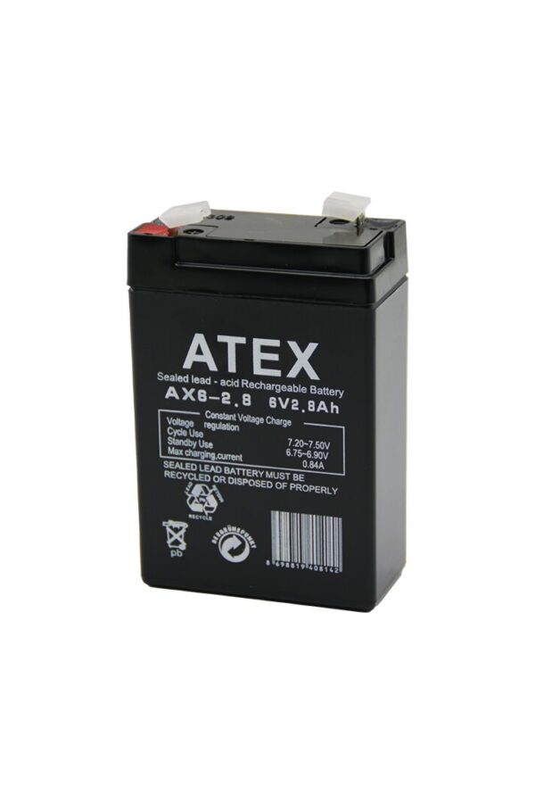 AKÜ İNCE AKÜ 6V 2.8AH AMPER