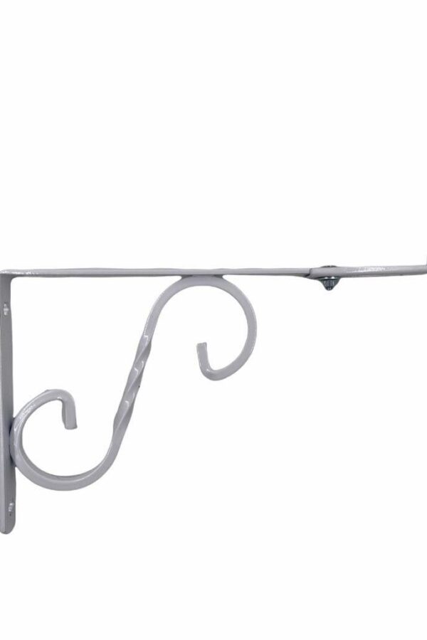 Ayarlı Ferforje Raf Altı No:2 Beyaz 20X15