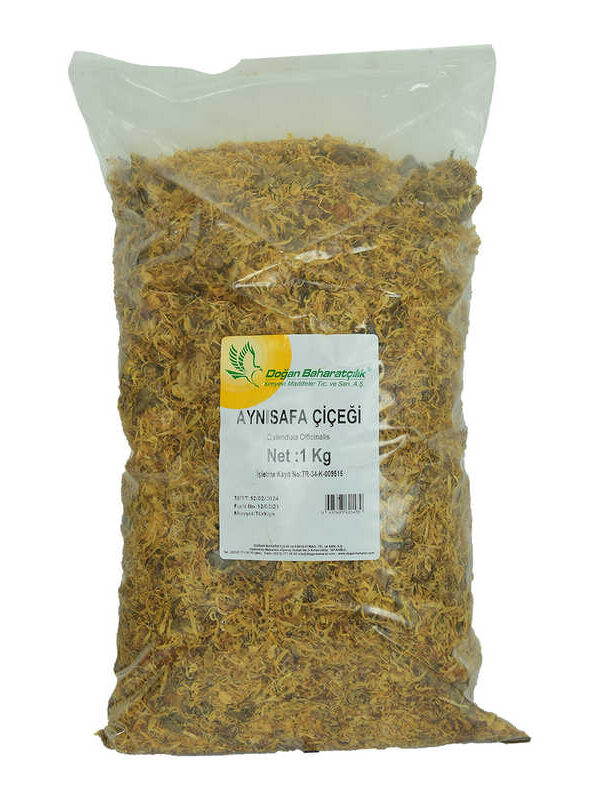 Aynısefa Çiçeği Portakal Nergisi Çiçeği Doğal Calendula 1000 Gr Paket