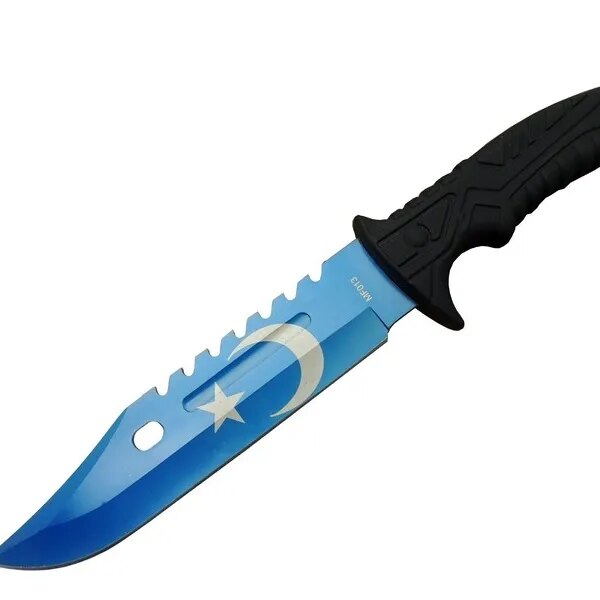 Ayyıldız MF013BL Mi  Bıçağı 31cm - Testere Detaylı Bıçak, Kılıflı, Plastik Sap