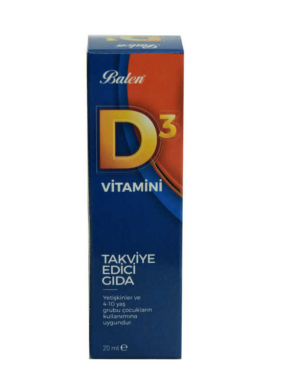 D3 mini Takviye Edici Gıda 20 ML