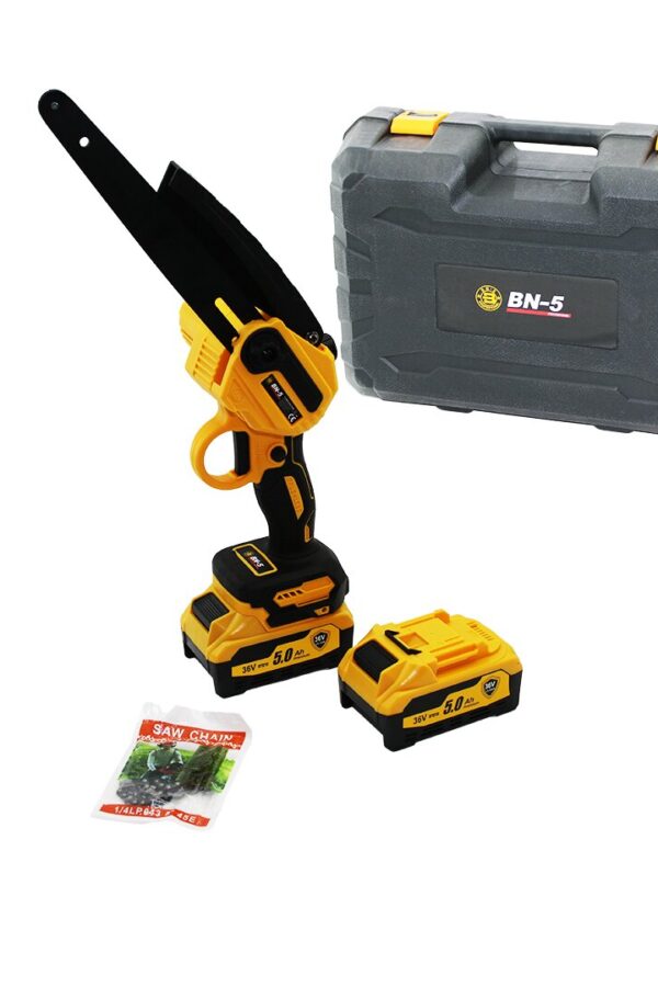 BN-5 YAĞLI POMPALI ZİNCİRLİ TESTERE BUDAMA DAL KESME MAKİNESİ ŞARJLI 2 BAT 36V 5.0AH 17000RPM