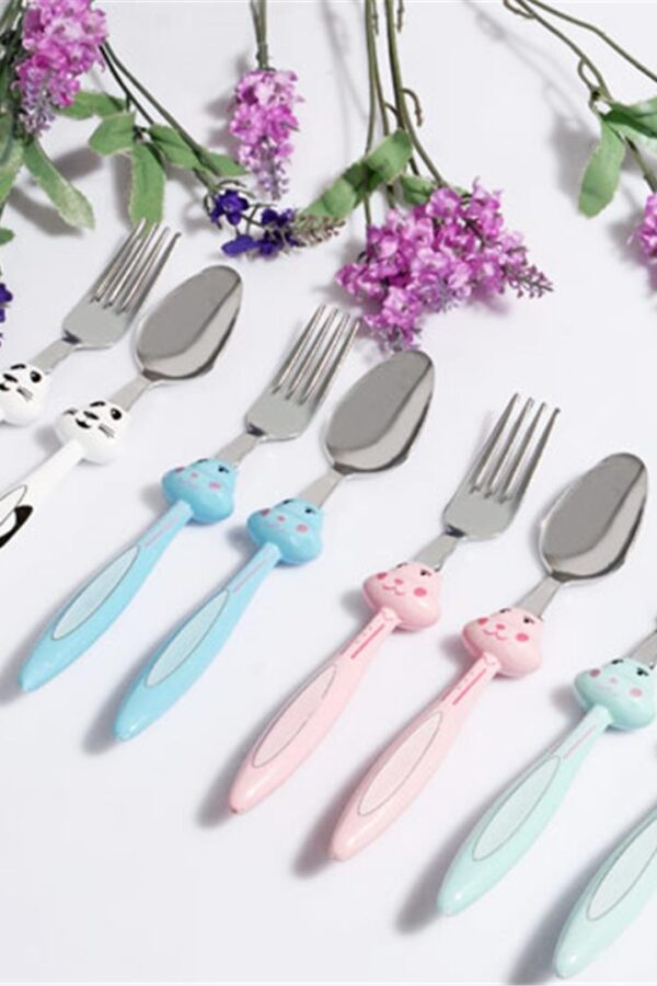 Bebek Çatal Kaşık Seti - 18 cm