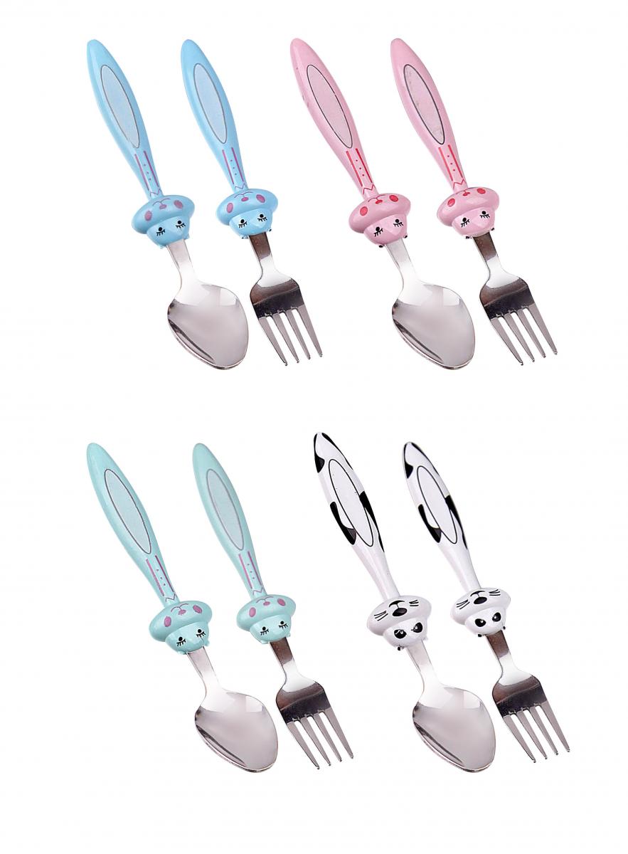 Bebek Çatal Kaşık Seti - 18 cm - Görsel 2