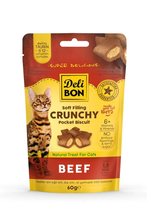 İçi Doulu Ödül Bisküvisi - Sığır etli 60gr