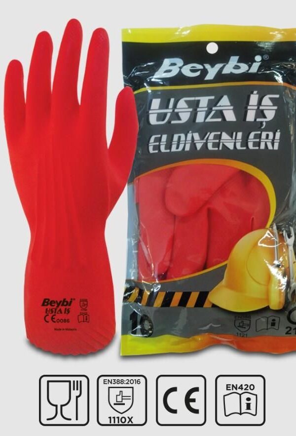 Usta İş Lateks Eldiven NO:9