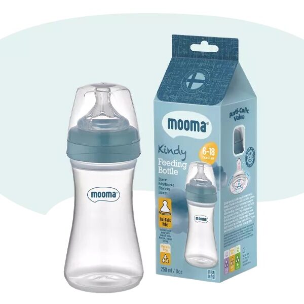 Biberon Anti Kolik Biberon 250 ml Kapaklı Biberon 6 - 18 Ay (Orta Akış)