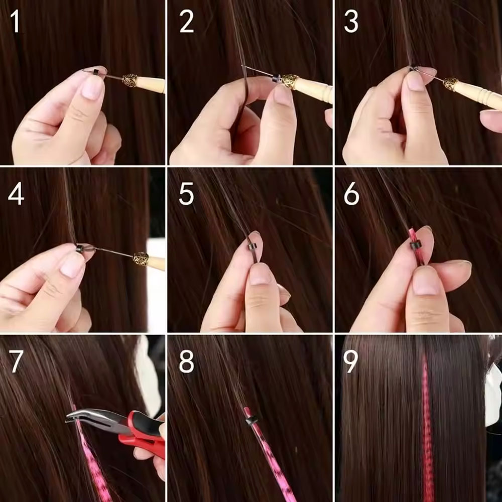 Fiber Sen Boncuk Kklık Renkli / Açık Gri / 100 Adet - Görsel 3