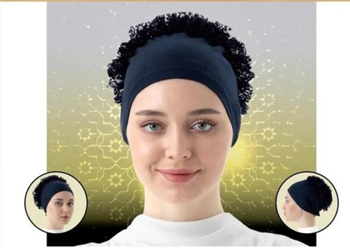 Bone - Dikişli Fırfırlı Bone Bana (5li Paket) - Görsel 2