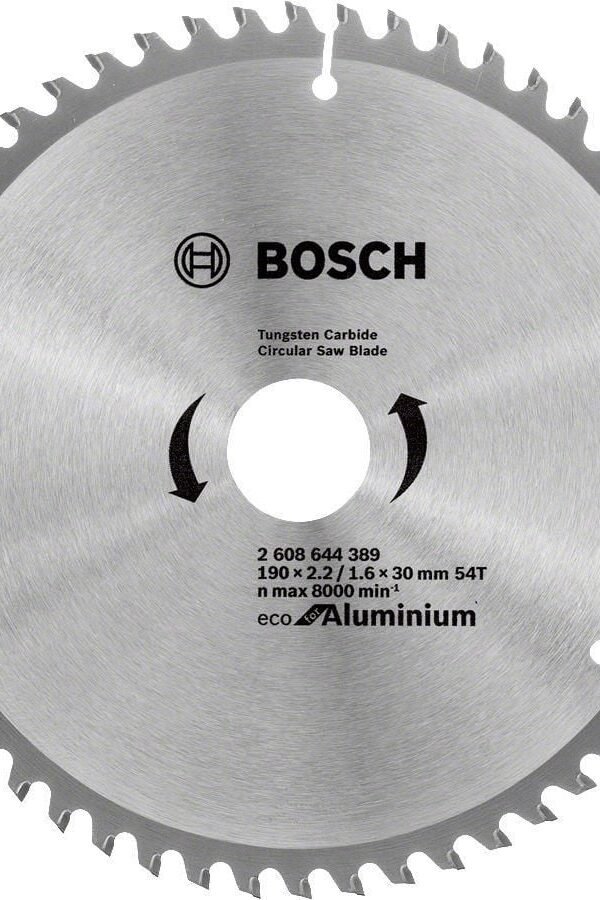 Alüminyum Daire Testere Bıçağı 190x30 mm 54 Diş