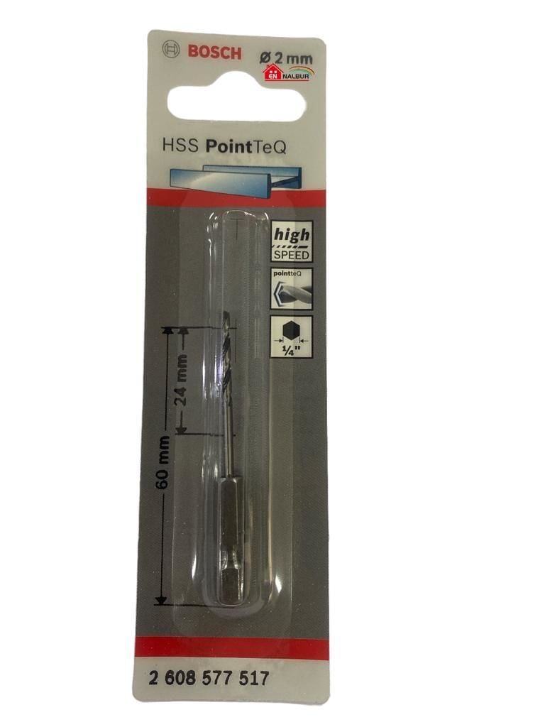Pointteq Altıgen Şaftlı Hss Matkap Ucu 2 mm - Görsel 2