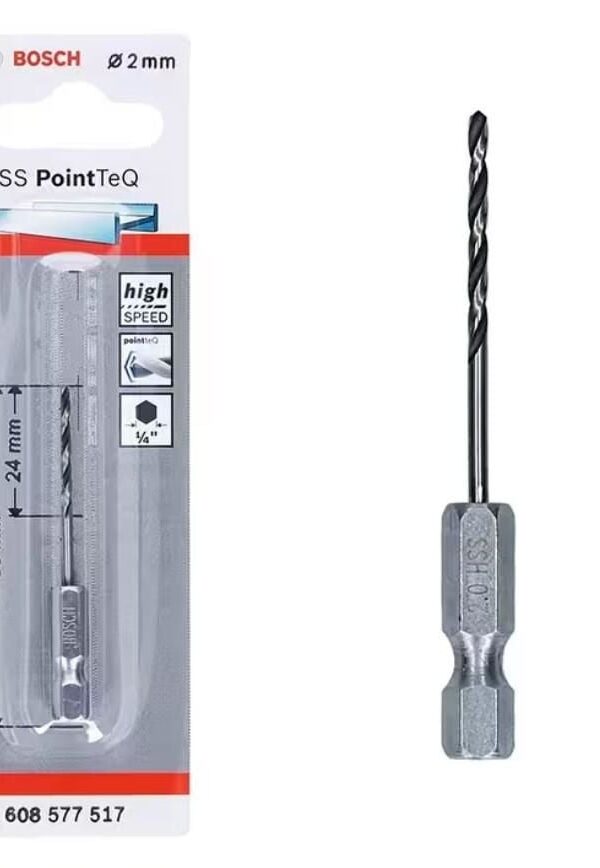 Pointteq Altıgen Şaftlı Hss Matkap Ucu 2 mm