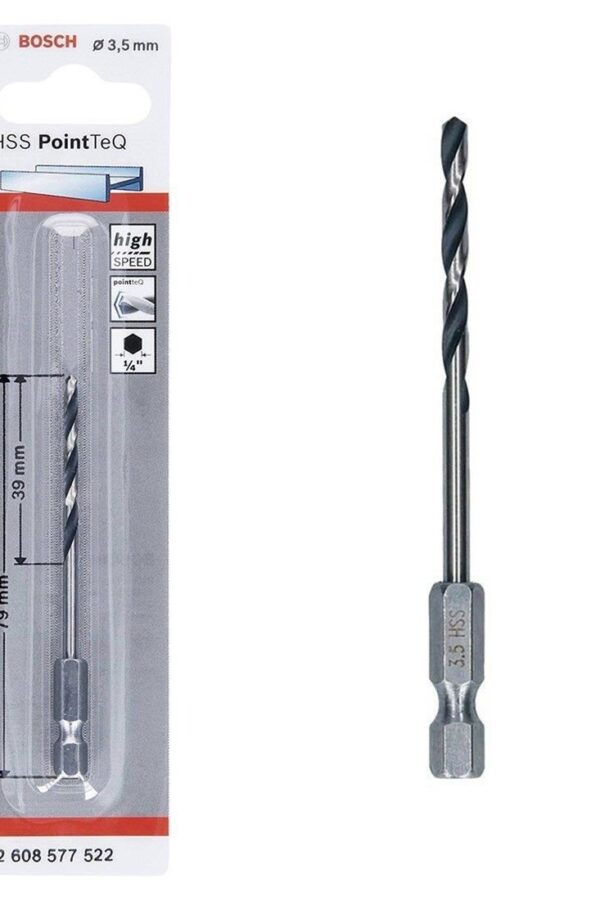 Pointteq Altıgen Şaftlı Hss Matkap Ucu 3,5 mm