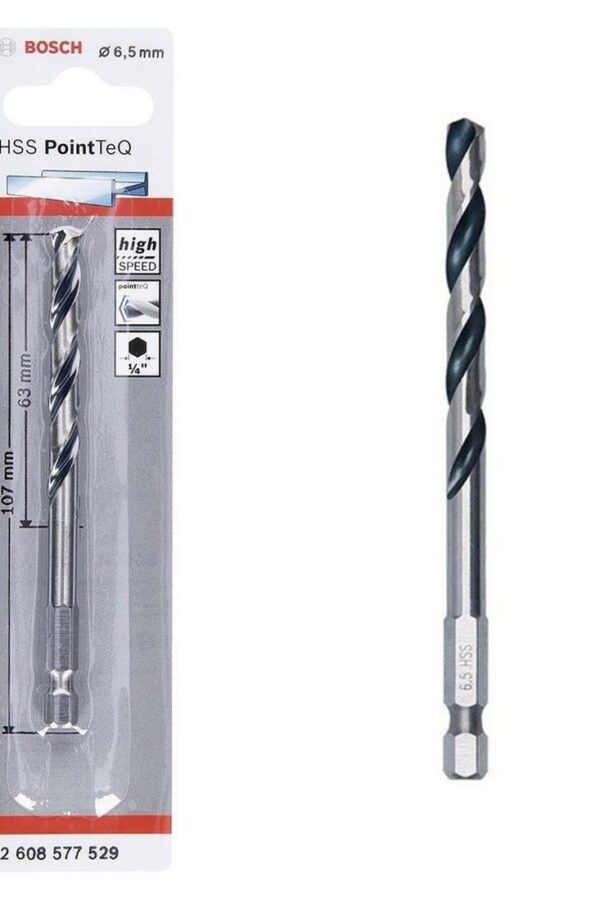 Pointteq Altıgen Şaftlı Hss Matkap Ucu 6,5 mm